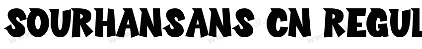 SourHanSans CN Regul字体转换